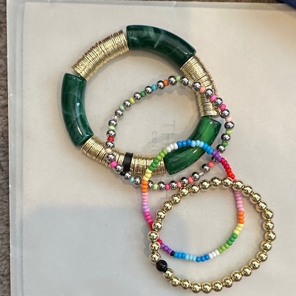 Allie + Bess Colorful Beaded Bracelet Set - Picture 2 of 2